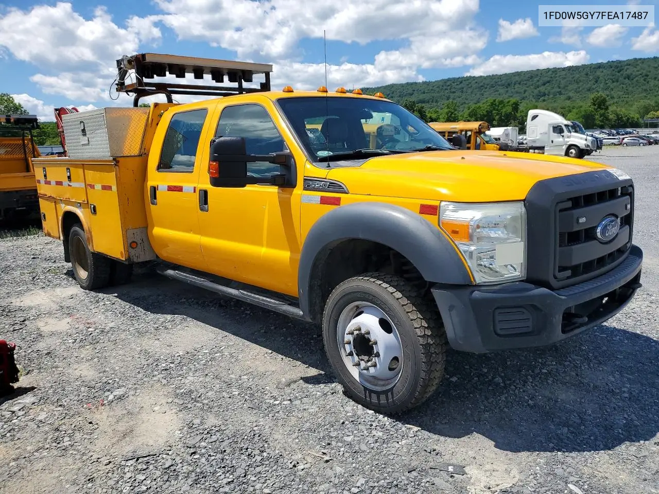 2015 Ford F550 Xl VIN: 1FD0W5GY7FEA17487 Lot: 58531466