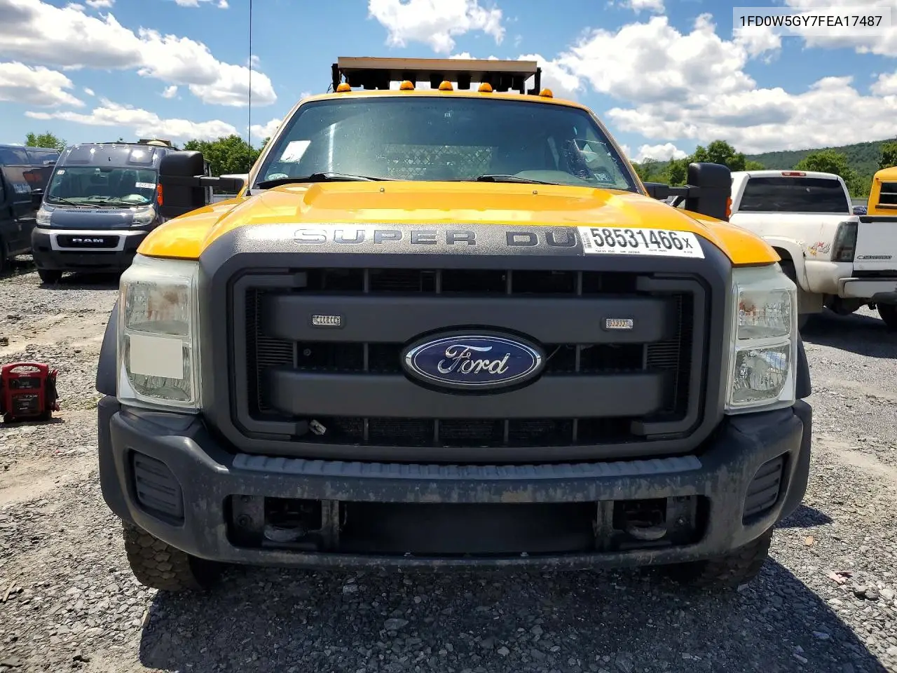 2015 Ford F550 Xl VIN: 1FD0W5GY7FEA17487 Lot: 58531466