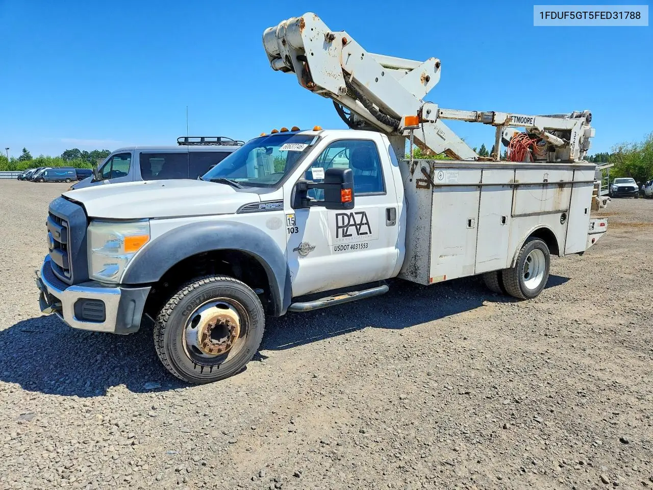 2015 Ford F550 Super Duty VIN: 1FDUF5GT5FED31788 Lot: 60637746