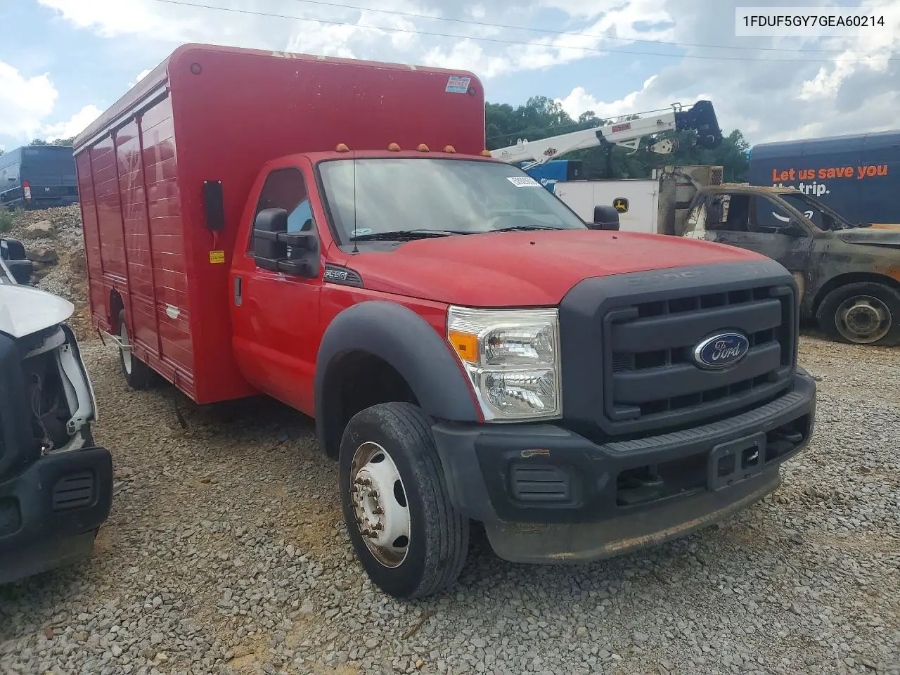 2016 Ford F550 Super Duty Delivery Truck VIN: 1FDUF5GY7GEA60214 Lot: 53920636