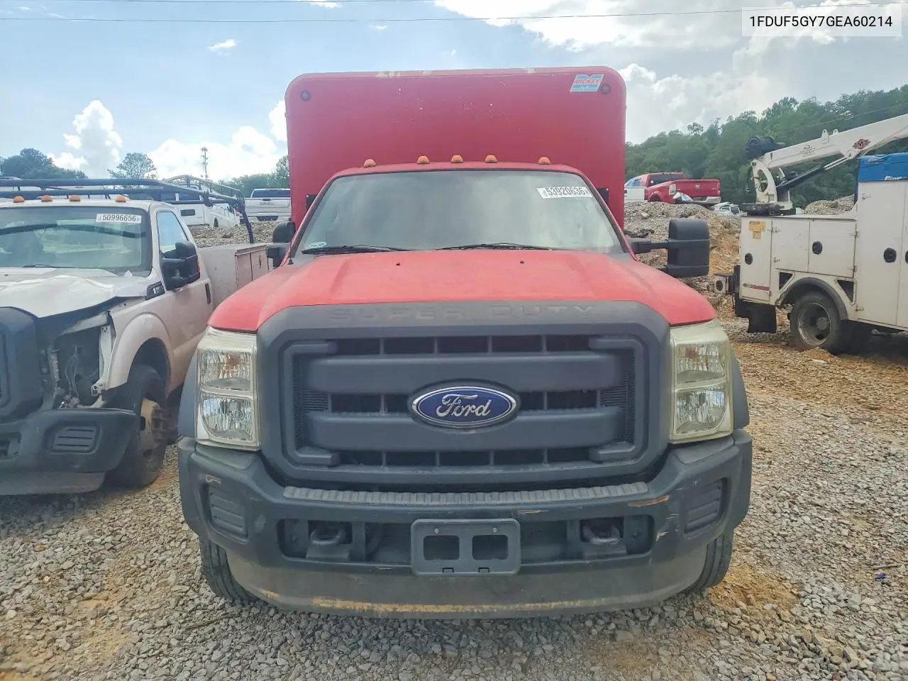 2016 Ford F550 Super Duty Delivery Truck VIN: 1FDUF5GY7GEA60214 Lot: 53920636