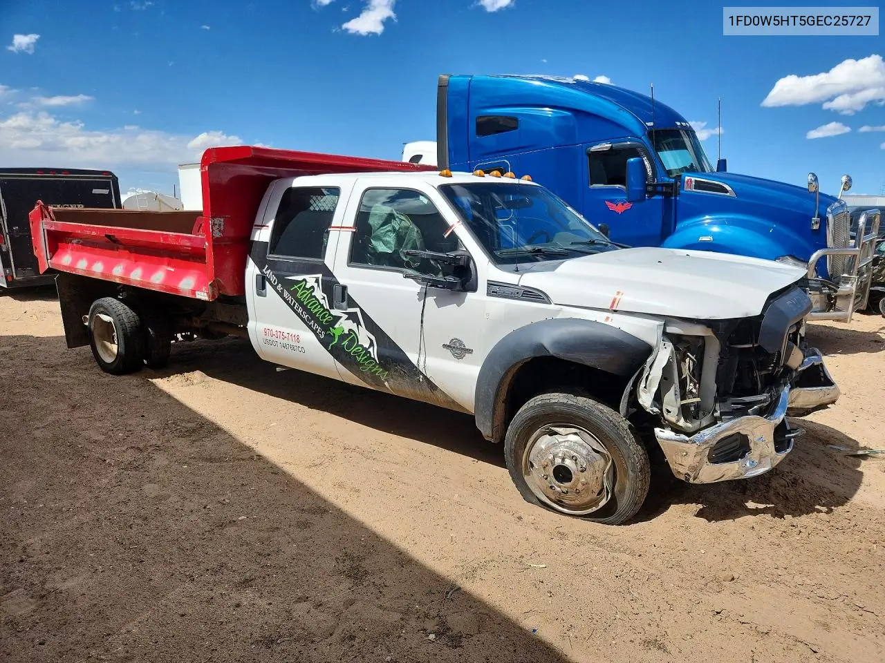 2016 Ford F550 Super Duty VIN: 1FD0W5HT5GEC25727 Lot: 54475766