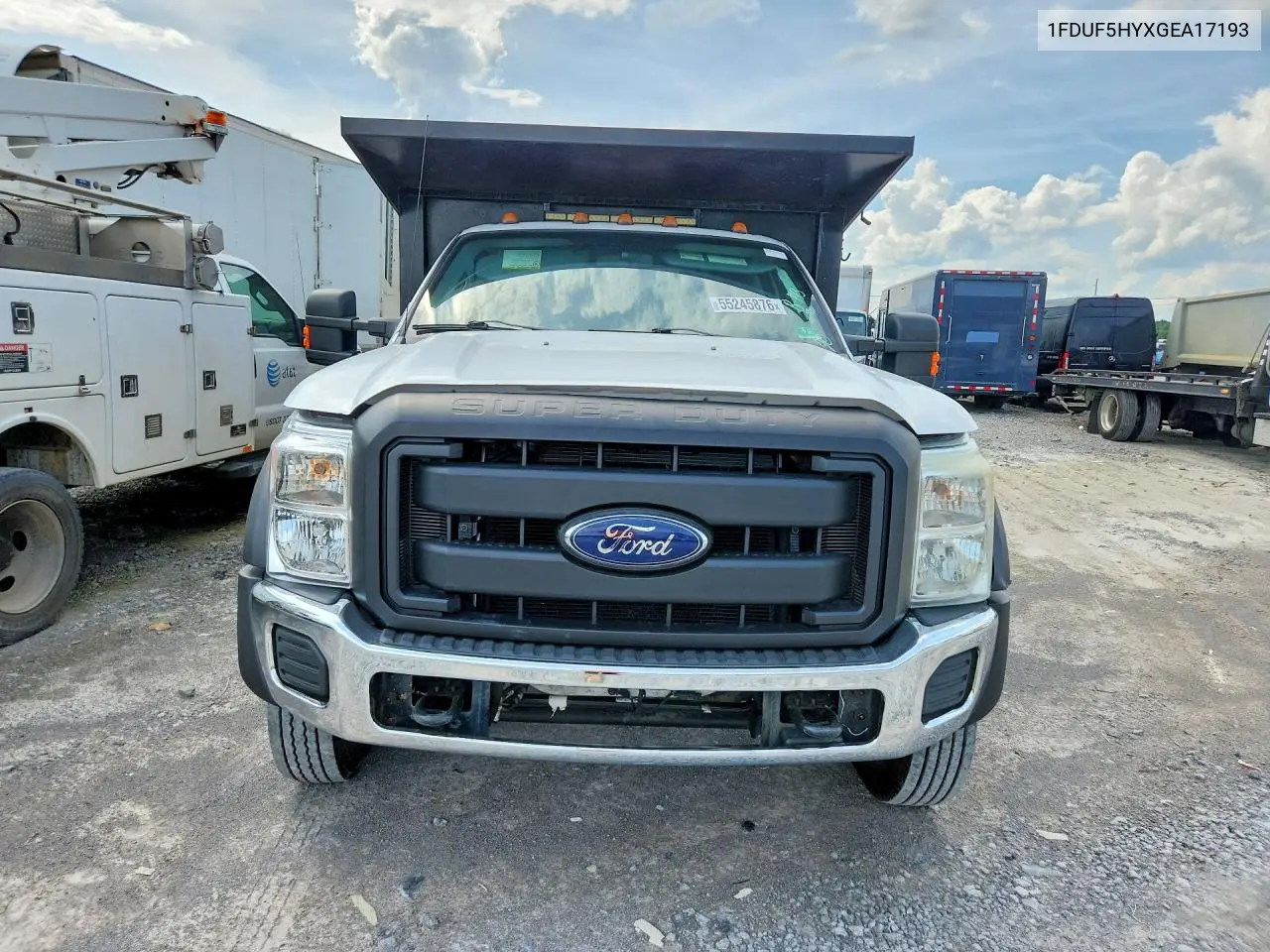 2016 Ford F550 Super Duty VIN: 1FDUF5HYXGEA17193 Lot: 55245876