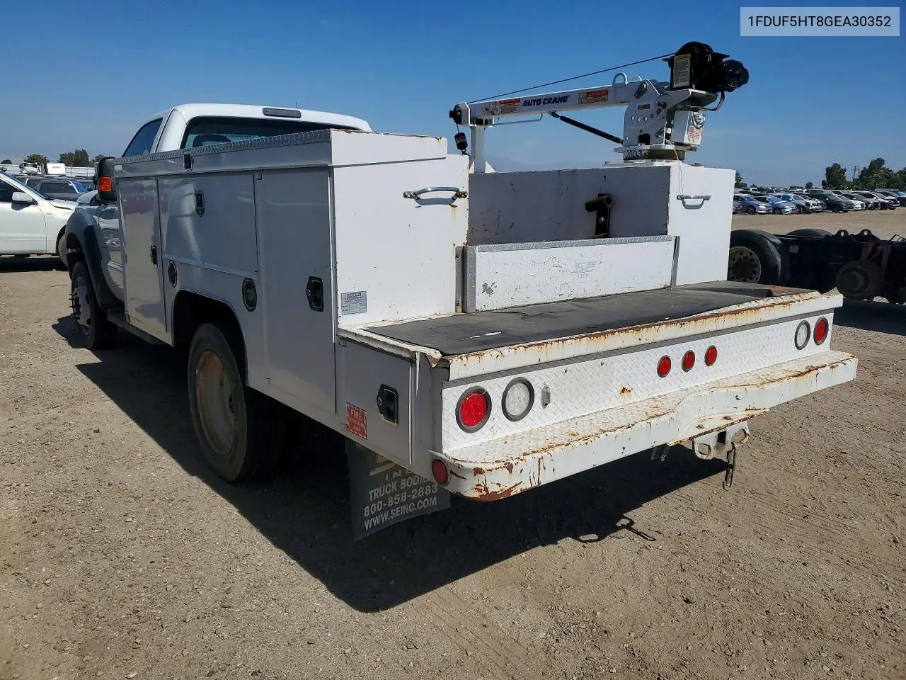 2016 Ford F550 Super Duty VIN: 1FDUF5HT8GEA30352 Lot: 58522906