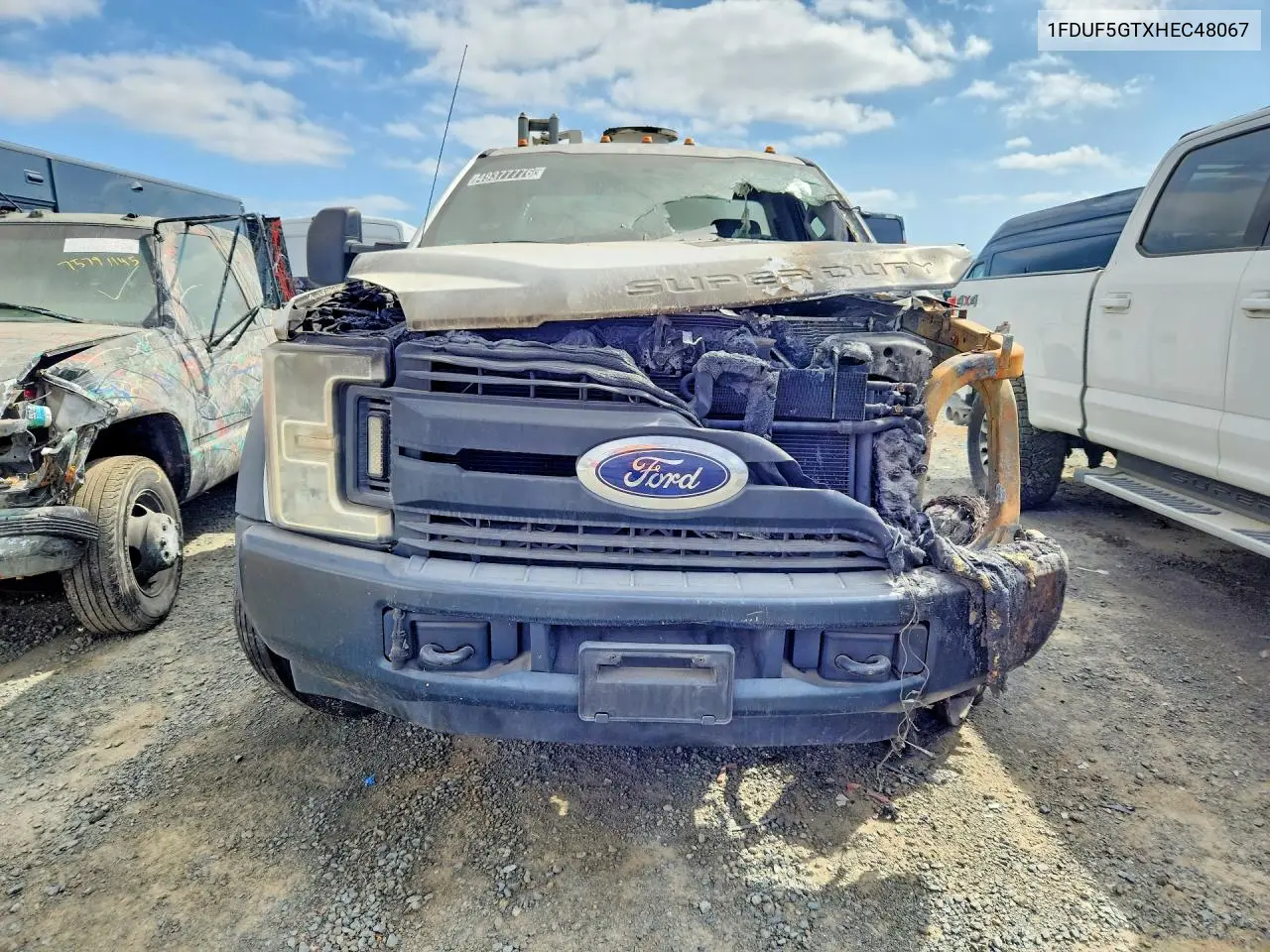 2017 Ford F550 Super Duty Cable Placer Bucket Truck VIN: 1FDUF5GTXHEC48067 Lot: 49377776