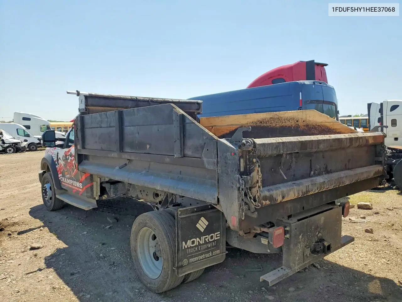 2017 Ford F550 Super Duty Dump Truck VIN: 1FDUF5HY1HEE37068 Lot: 53439546