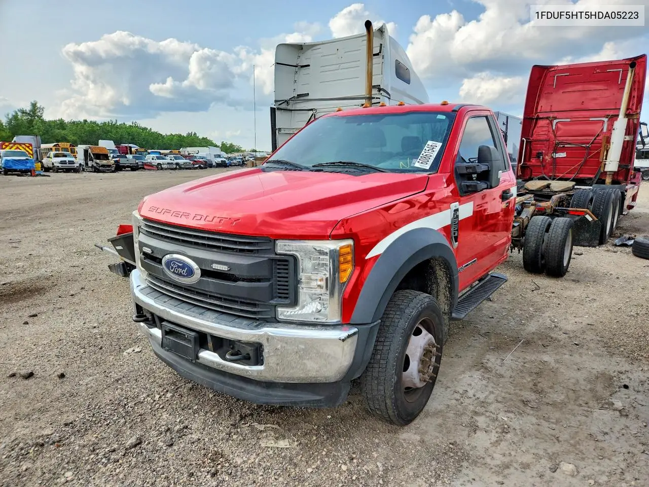 2017 Ford F550 Super Duty VIN: 1FDUF5HT5HDA05223 Lot: 60861546
