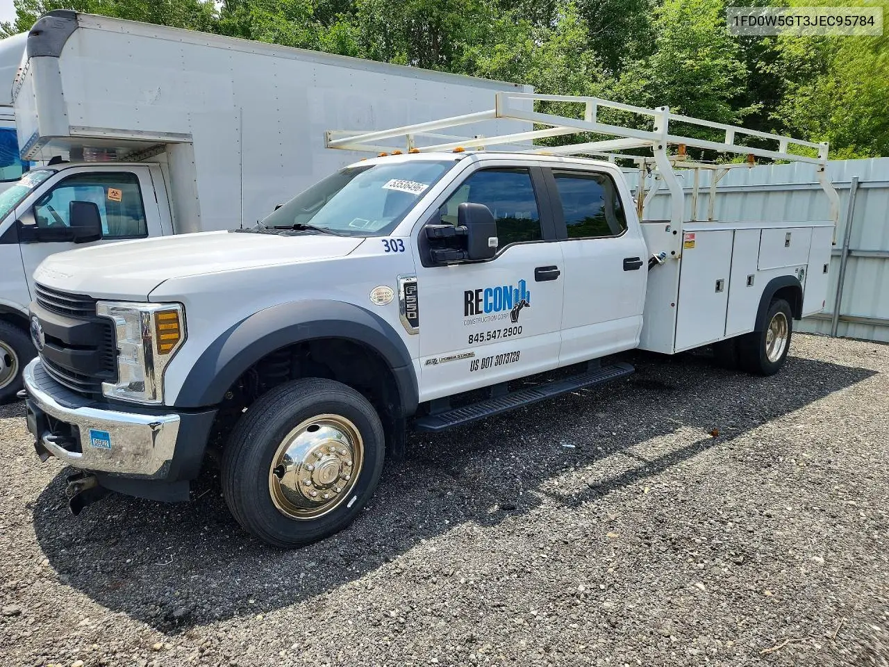 2018 Ford F550 Super Duty VIN: 1FD0W5GT3JEC95784 Lot: 53536496