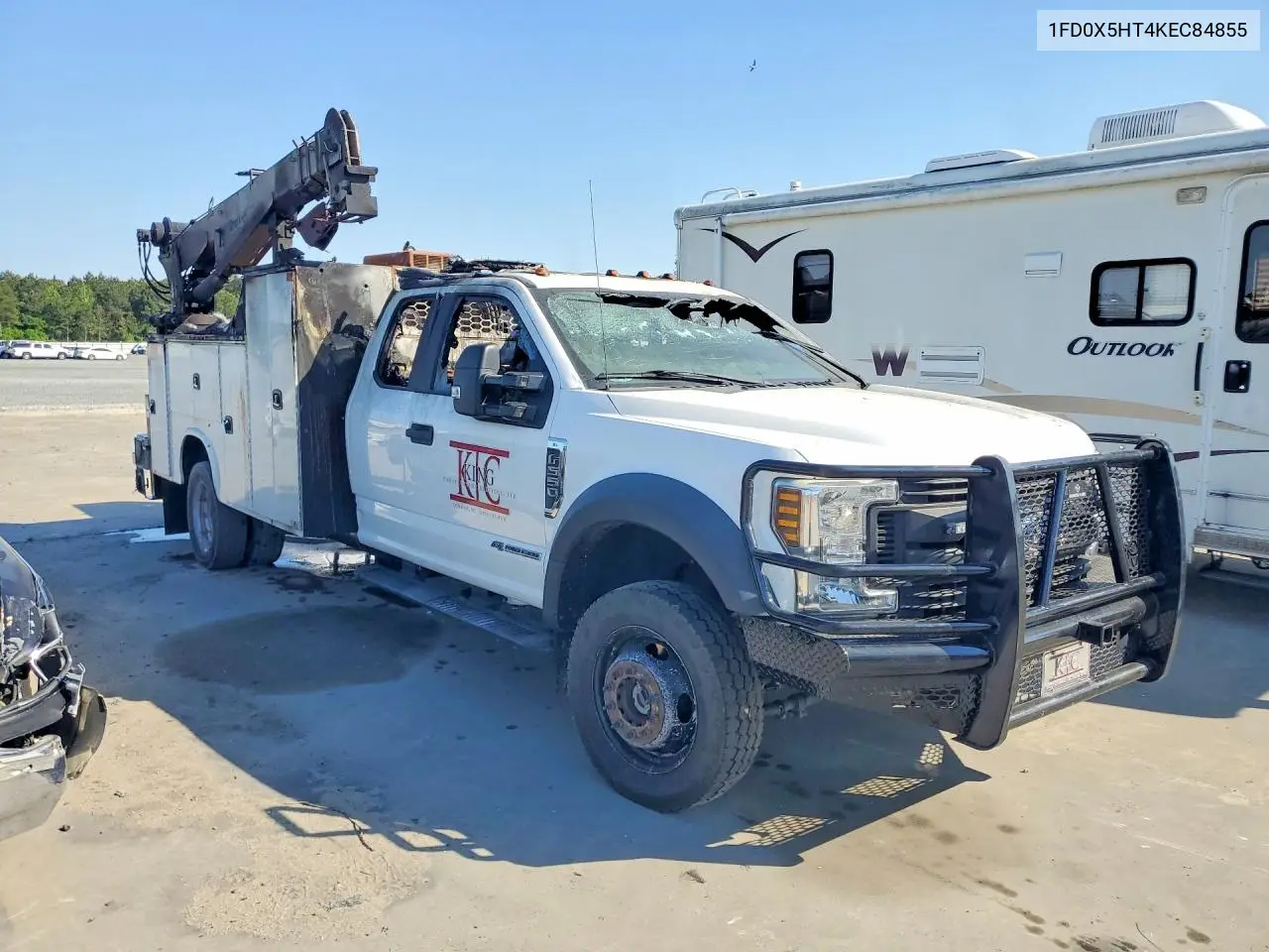 2019 Ford F550 Super Duty VIN: 1FD0X5HT4KEC84855 Lot: 50188896
