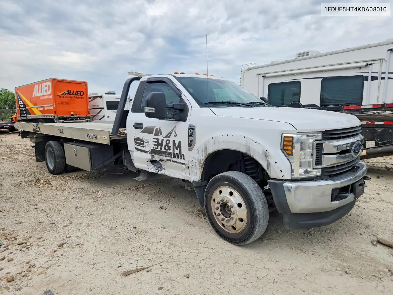 2019 Ford F550 Super Duty VIN: 1FDUF5HT4KDA08010 Lot: 53279646