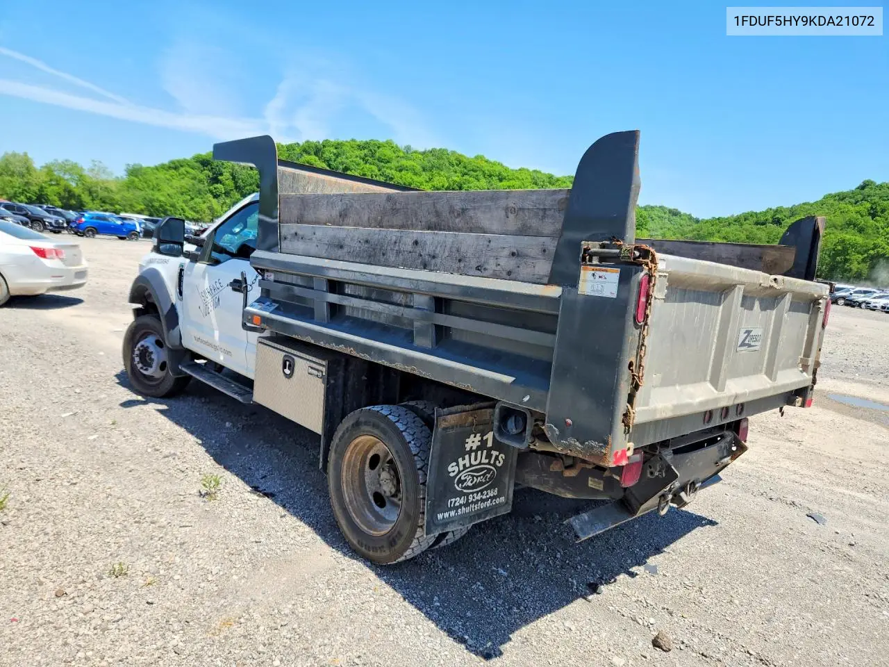 2019 Ford F550 Super Duty Dump Truck VIN: 1FDUF5HY9KDA21072 Lot: 55314006