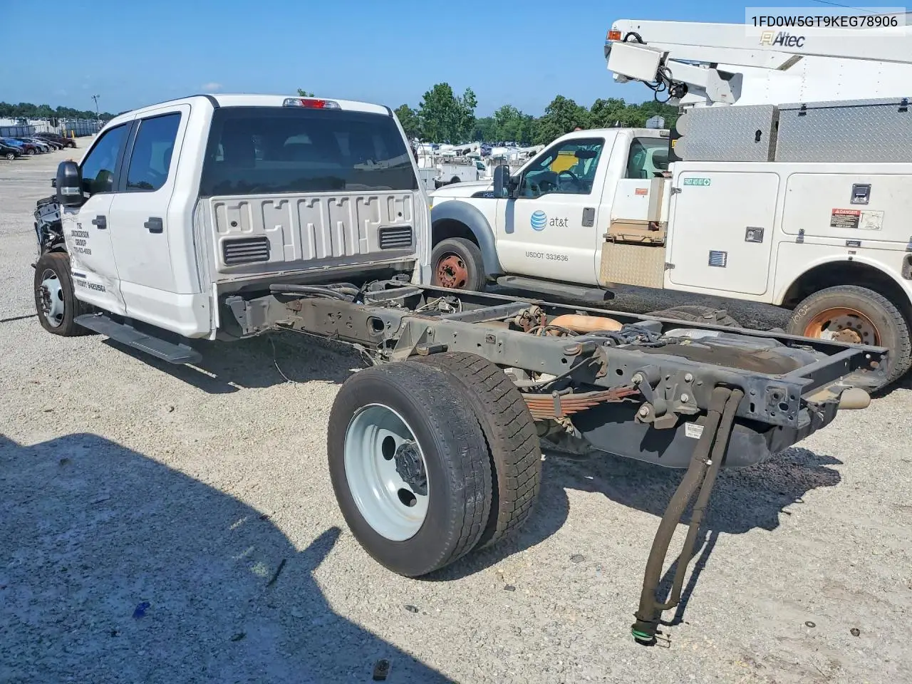 2019 Ford F550 Super Duty VIN: 1FD0W5GT9KEG78906 Lot: 58694136