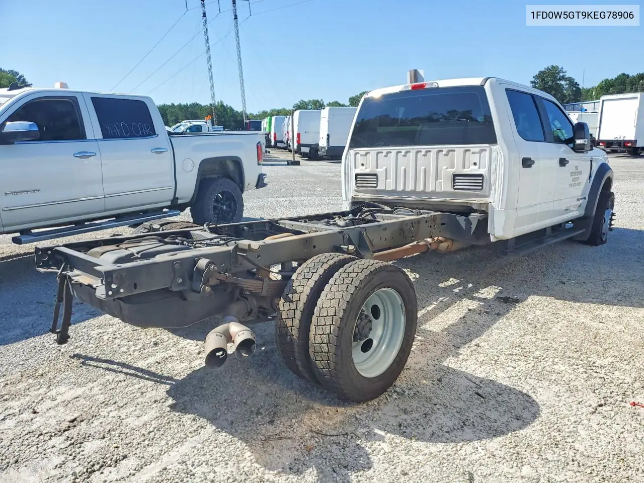 2019 Ford F550 Super Duty VIN: 1FD0W5GT9KEG78906 Lot: 58694136
