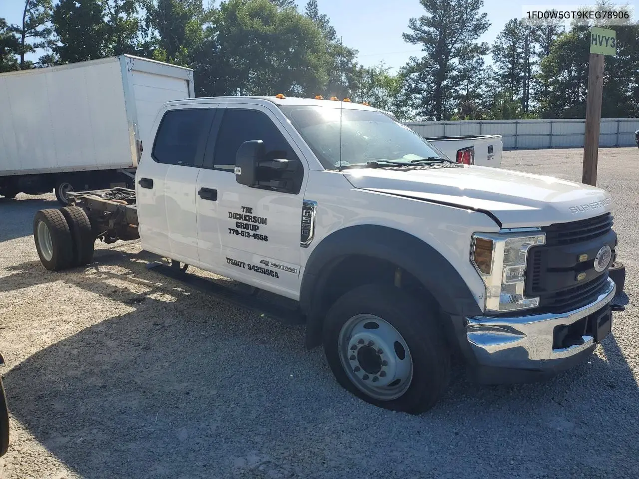 2019 Ford F550 Super Duty VIN: 1FD0W5GT9KEG78906 Lot: 58694136