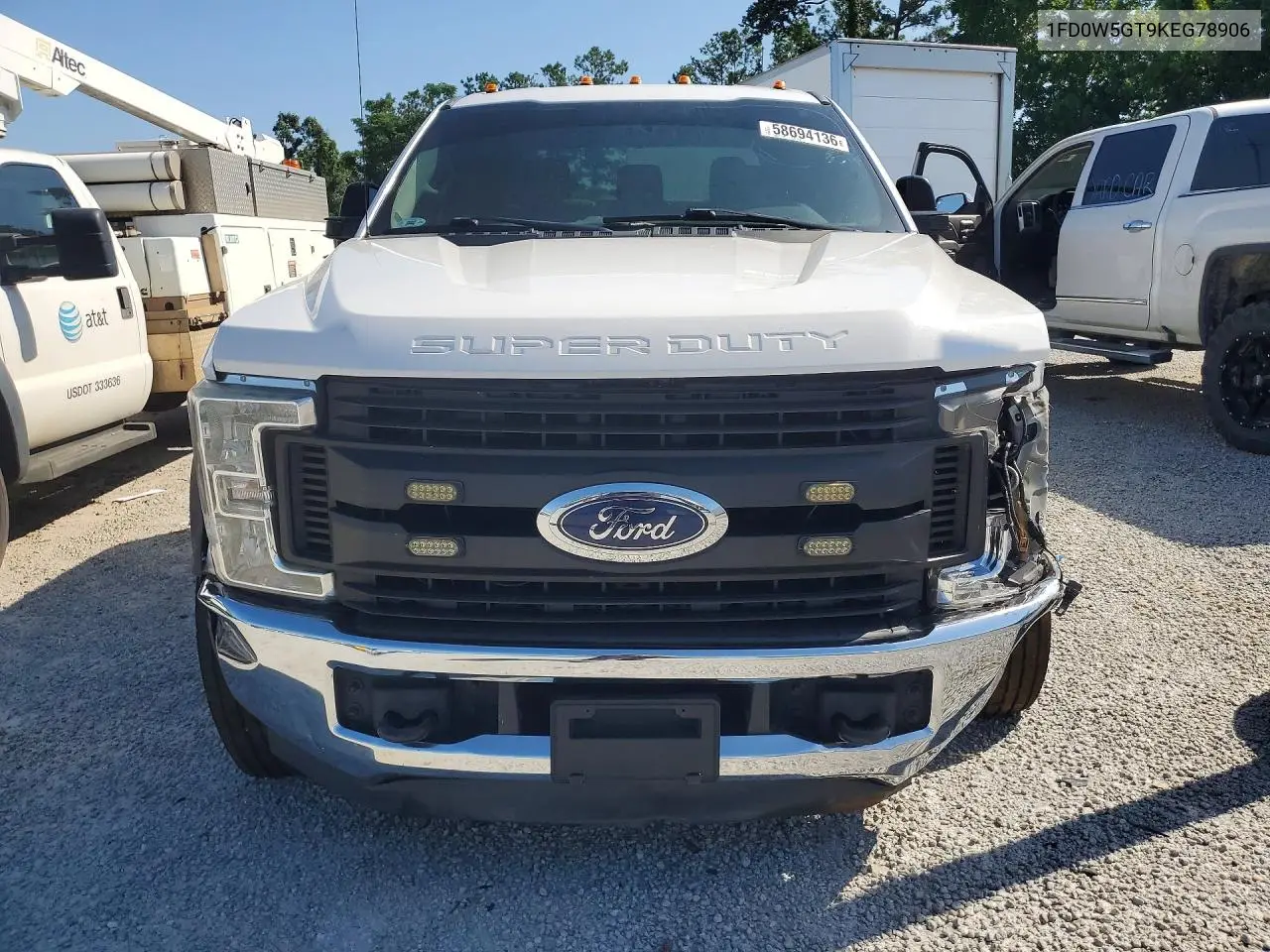 2019 Ford F550 Super Duty VIN: 1FD0W5GT9KEG78906 Lot: 58694136