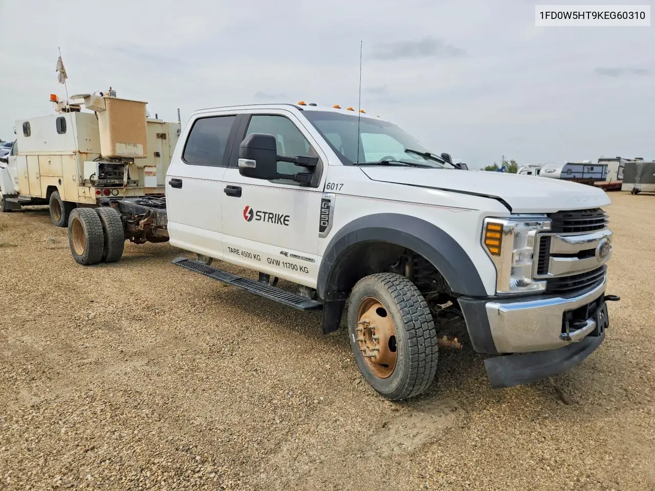 2019 Ford F550 Super Duty VIN: 1FD0W5HT9KEG60310 Lot: 59538206