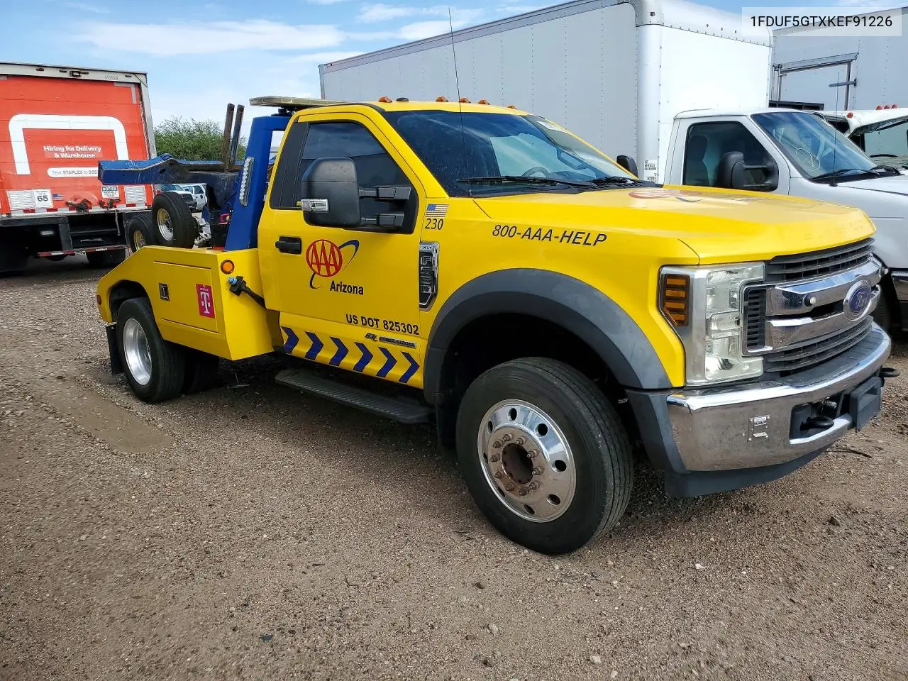 2019 Ford F550 Super Duty VIN: 1FDUF5GTXKEF91226 Lot: 60216136