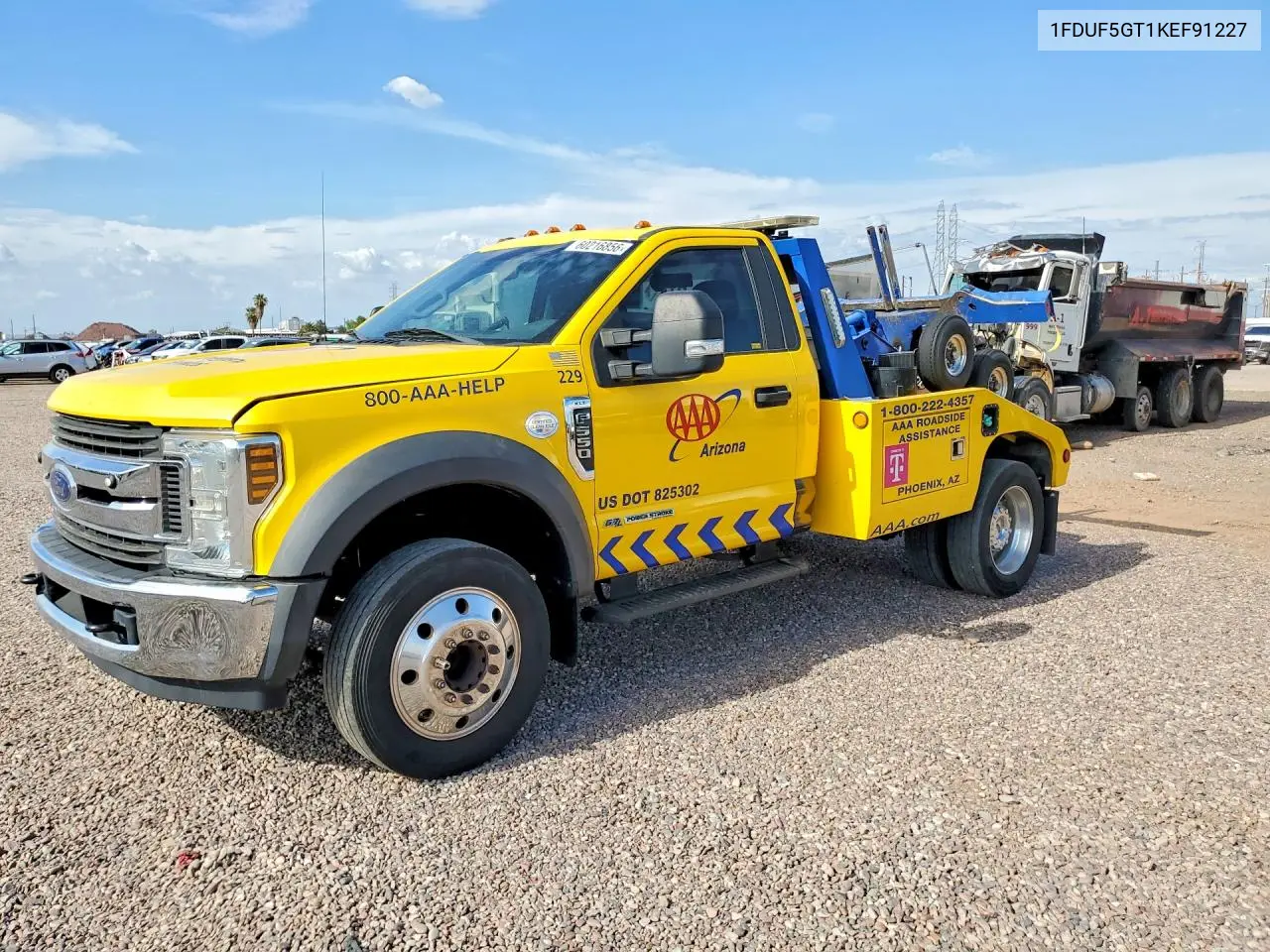 2019 Ford F550 Super Duty VIN: 1FDUF5GT1KEF91227 Lot: 60216856