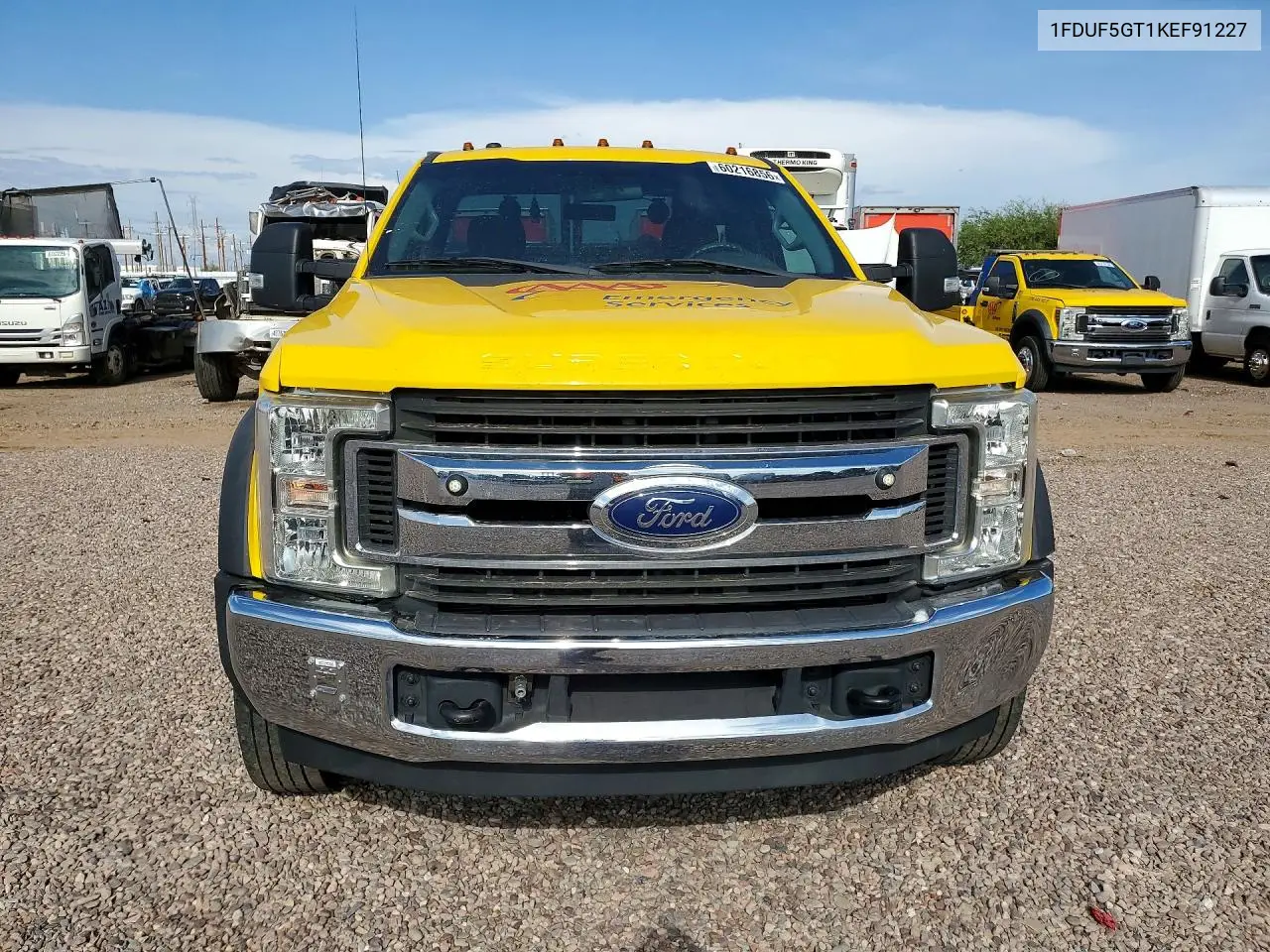 2019 Ford F550 Super Duty VIN: 1FDUF5GT1KEF91227 Lot: 60216856