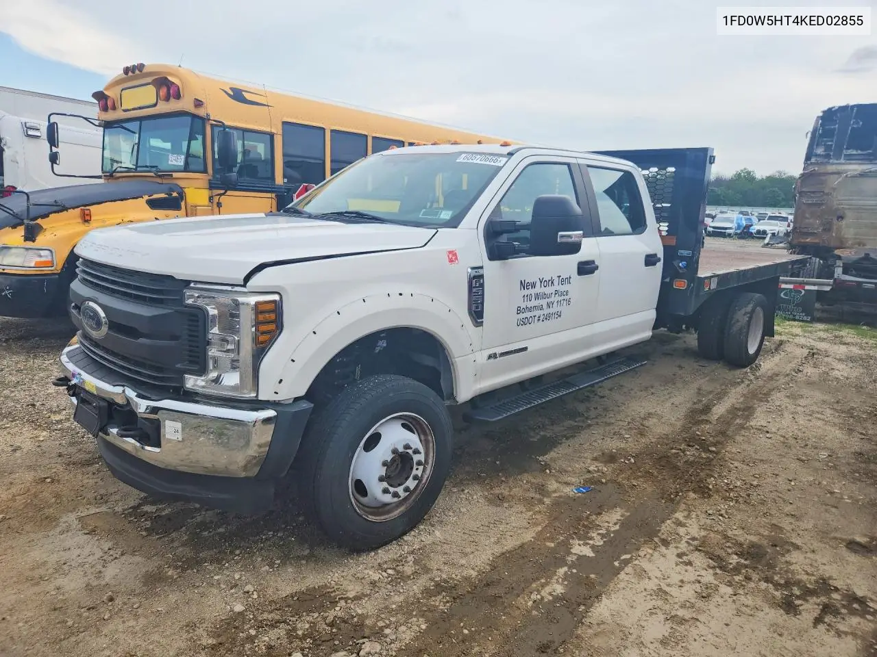 2019 Ford F550 Super Duty VIN: 1FD0W5HT4KED02855 Lot: 60570666