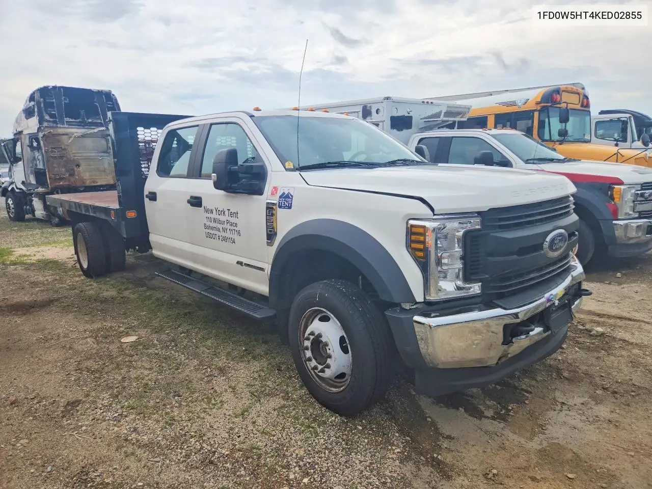 2019 Ford F550 Super Duty VIN: 1FD0W5HT4KED02855 Lot: 60570666