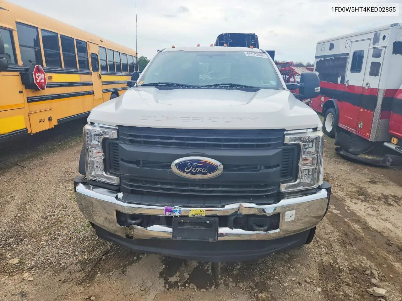 2019 Ford F550 Super Duty VIN: 1FD0W5HT4KED02855 Lot: 60570666