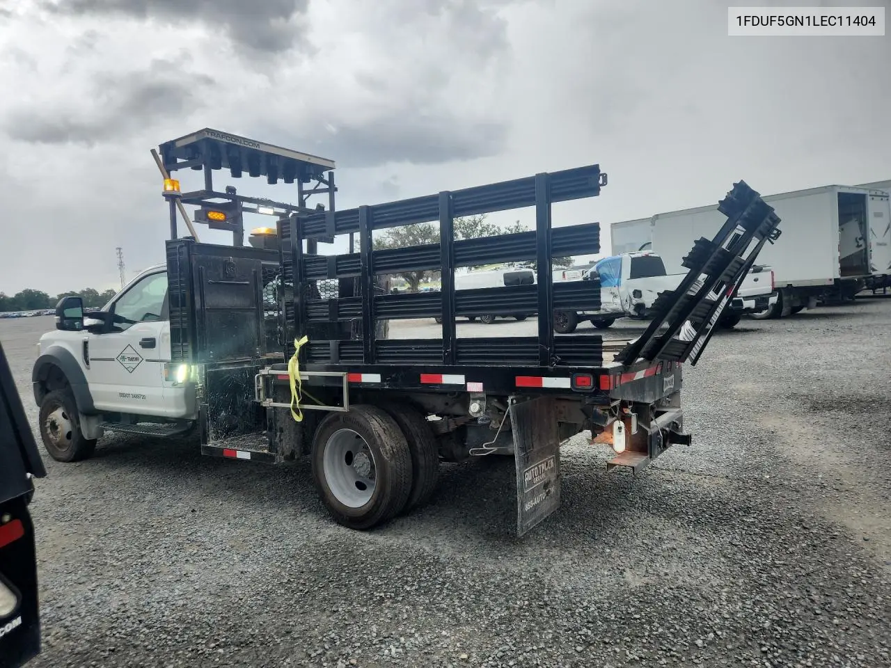 2020 Ford F-550 - Flat Bed Truck VIN: 1FDUF5GN1LEC11404 Lot: 57871136