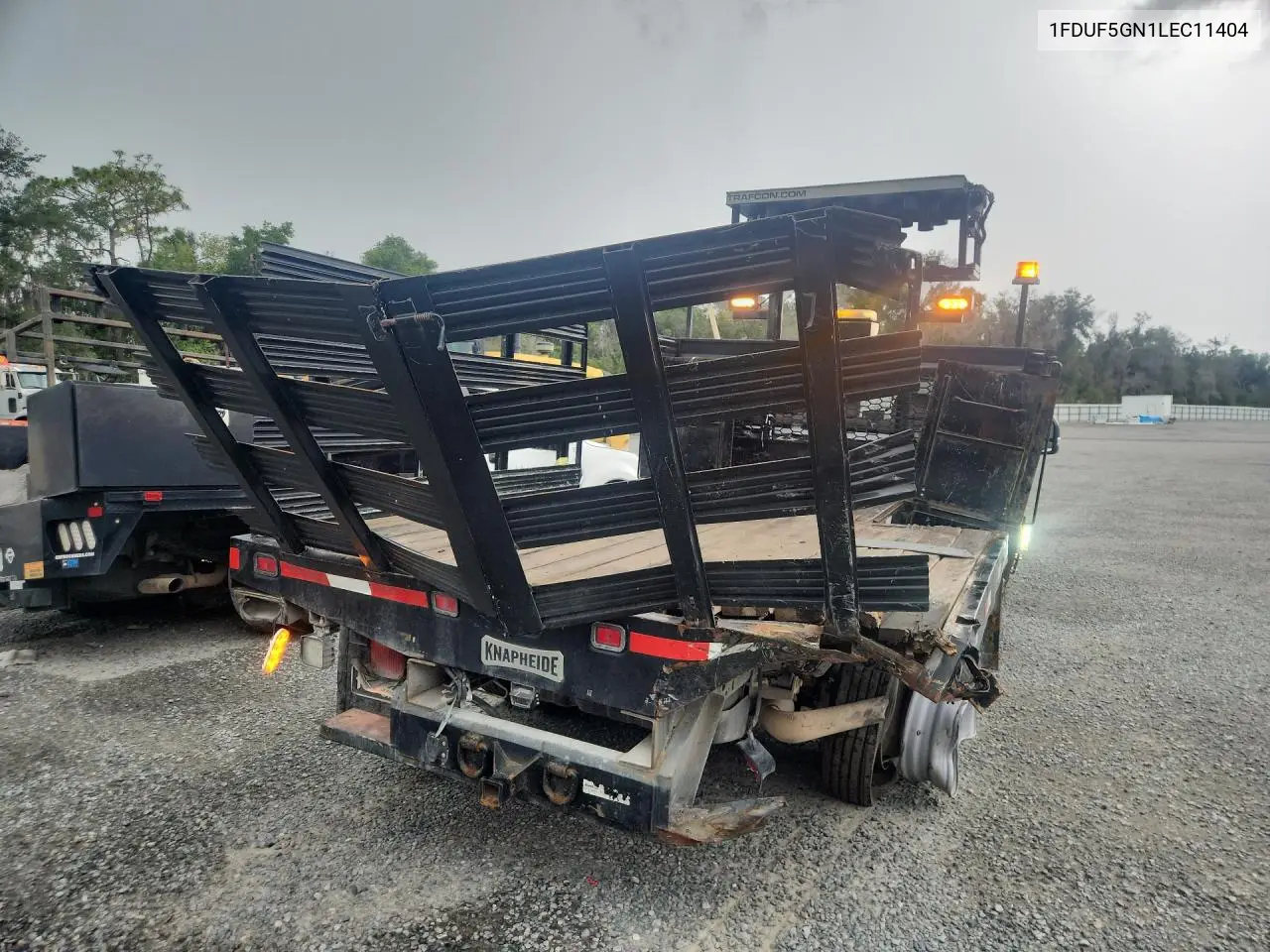 2020 Ford F-550 - Flat Bed Truck VIN: 1FDUF5GN1LEC11404 Lot: 57871136