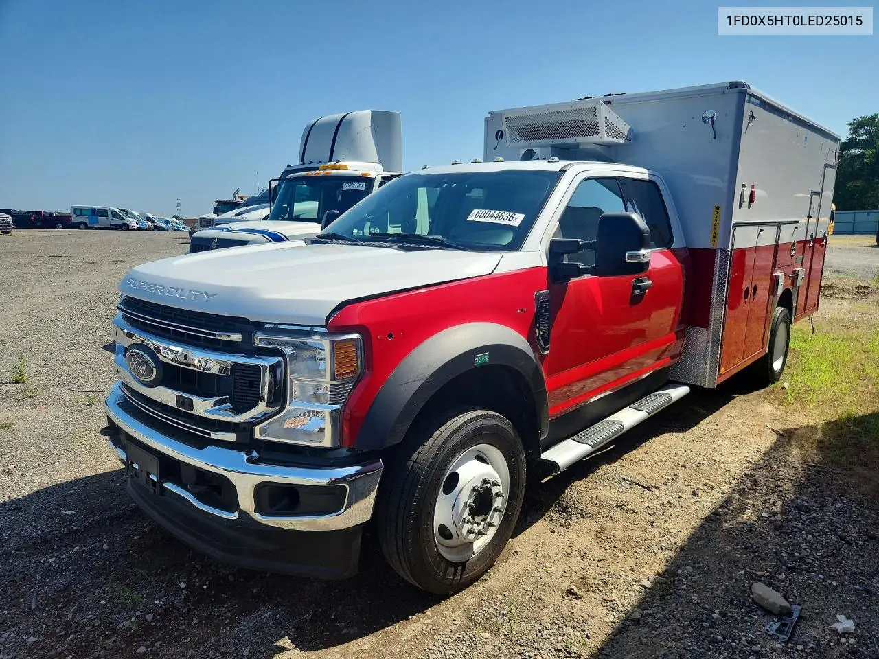 2020 Ford F550 Super Duty VIN: 1FD0X5HT0LED25015 Lot: 60044636
