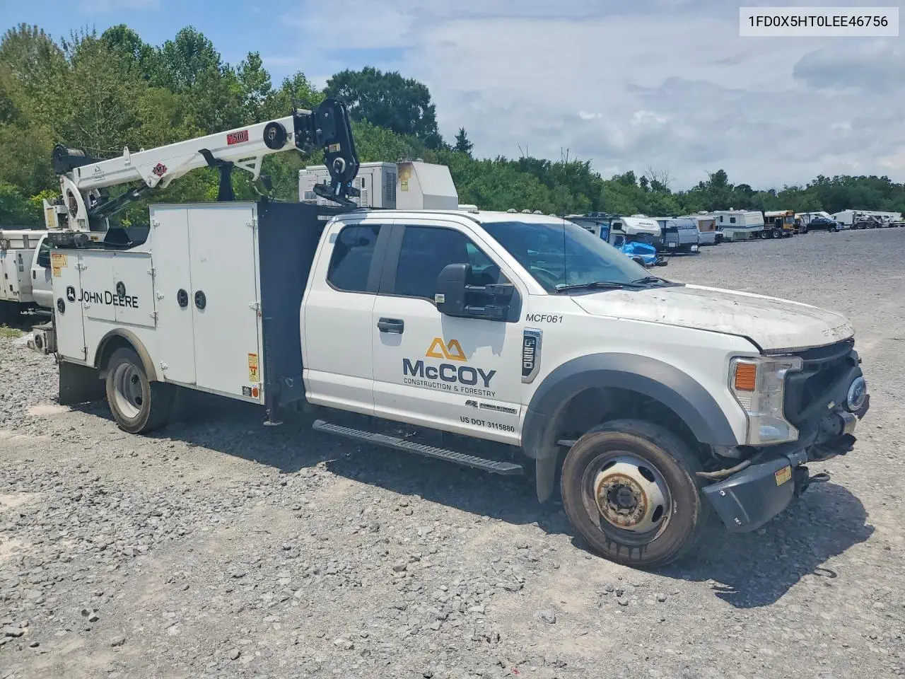 2020 Ford F550 Super Duty VIN: 1FD0X5HT0LEE46756 Lot: 61183746