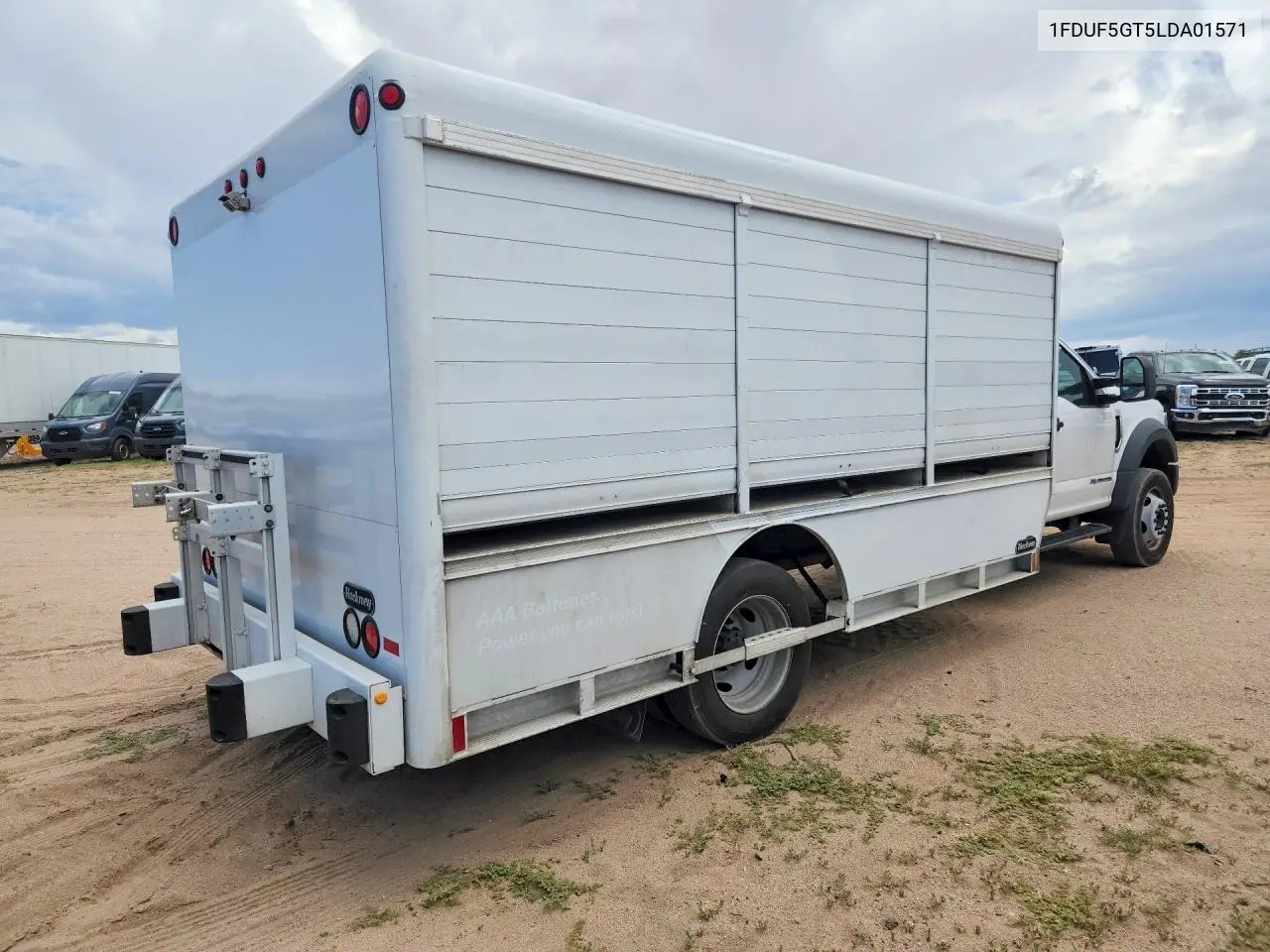 2020 Ford F550 Super - Box Truck VIN: 1FDUF5GT5LDA01571 Lot: 61441456