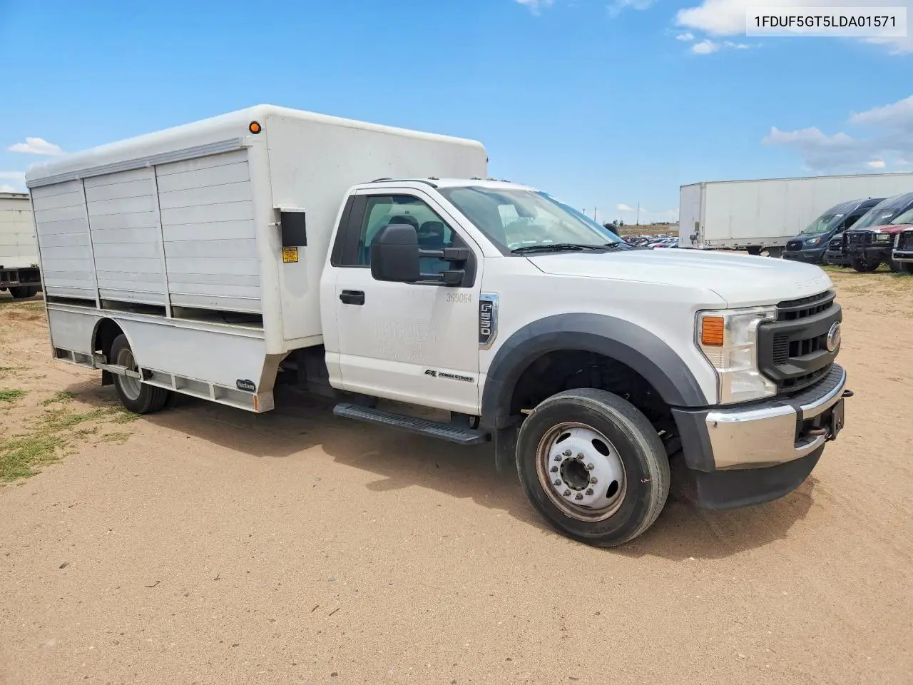 2020 Ford F550 Super - Box Truck VIN: 1FDUF5GT5LDA01571 Lot: 61441456