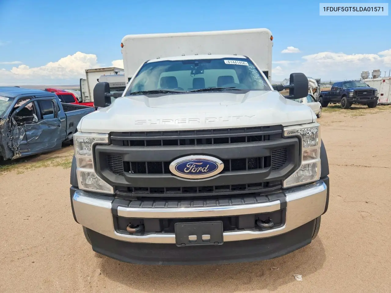 2020 Ford F550 Super - Box Truck VIN: 1FDUF5GT5LDA01571 Lot: 61441456