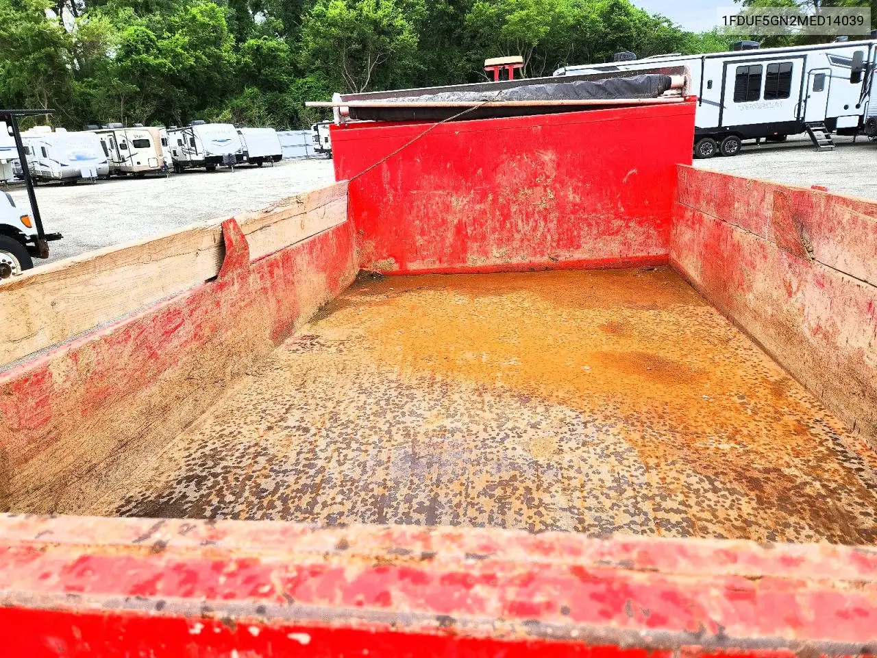 2021 Ford F550 Super Duty Dump Truck VIN: 1FDUF5GN2MED14039 Lot: 58143696