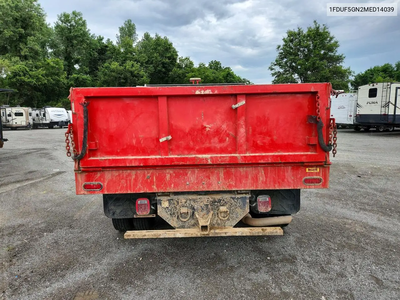 2021 Ford F550 Super Duty Dump Truck VIN: 1FDUF5GN2MED14039 Lot: 58143696