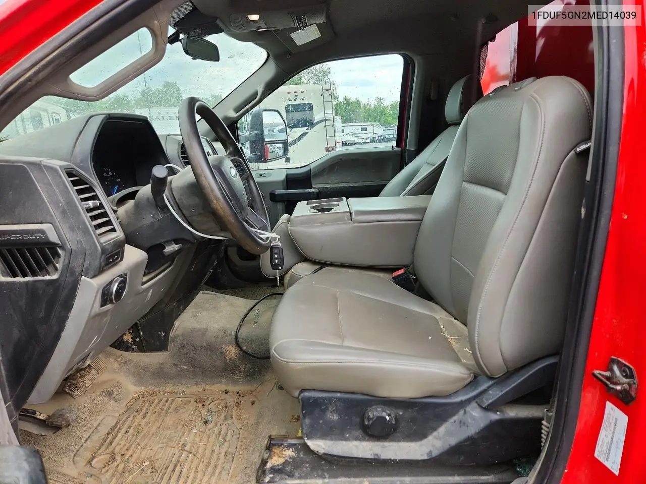 2021 Ford F550 Super Duty Dump Truck VIN: 1FDUF5GN2MED14039 Lot: 58143696
