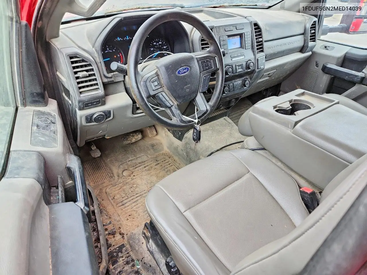 2021 Ford F550 Super Duty Dump Truck VIN: 1FDUF5GN2MED14039 Lot: 58143696