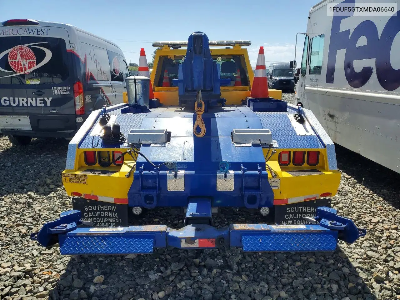 2021 Ford F-550 Sd Wrecker Tow Truck ** Cln Title * Pri Aaa Fleet ** VIN: 1FDUF5GTXMDA06640 Lot: 58336906