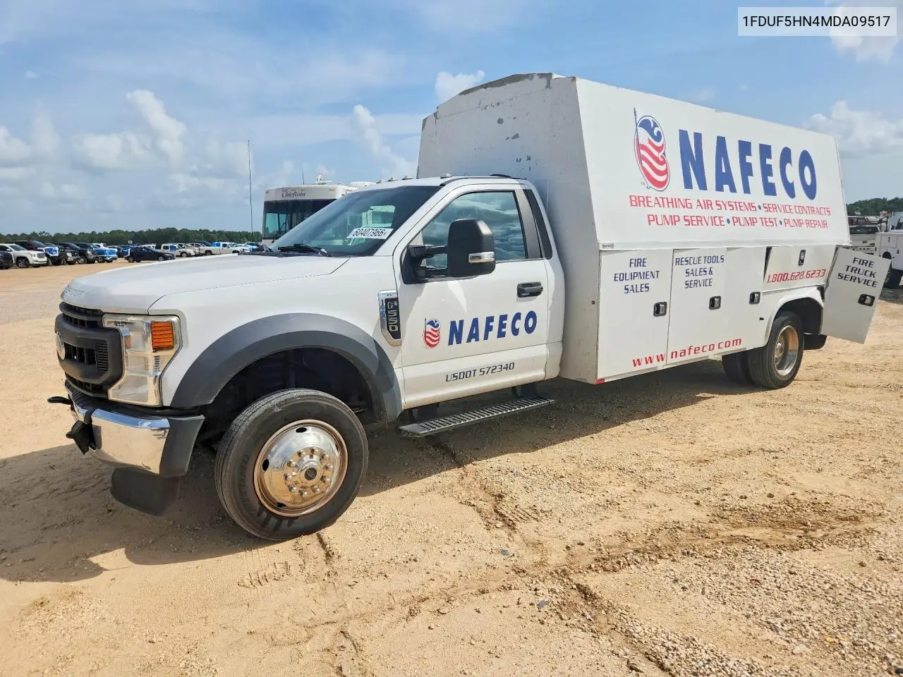 2021 Ford F550 Super Duty VIN: 1FDUF5HN4MDA09517 Lot: 60407966