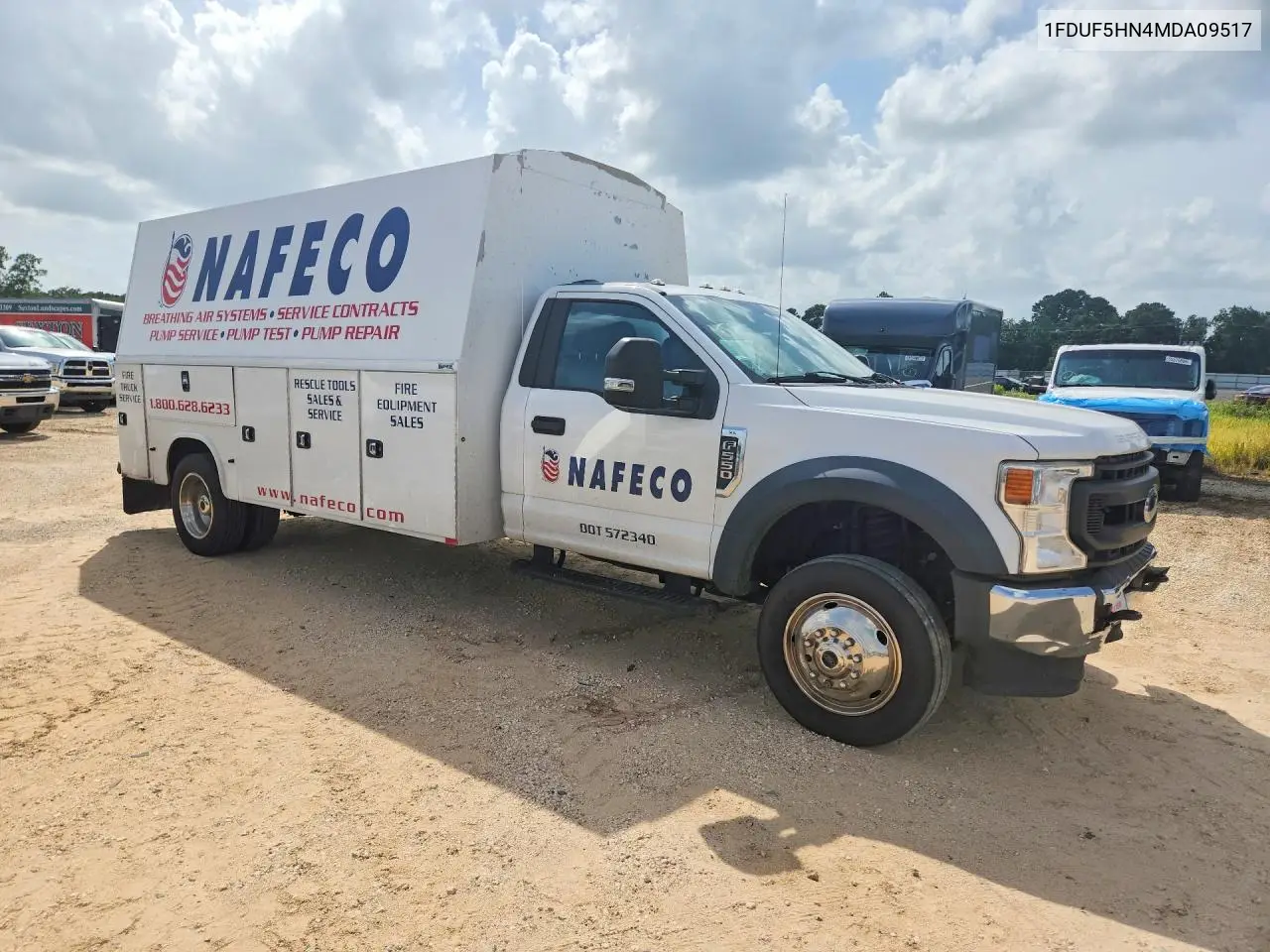 2021 Ford F550 Super Duty VIN: 1FDUF5HN4MDA09517 Lot: 60407966