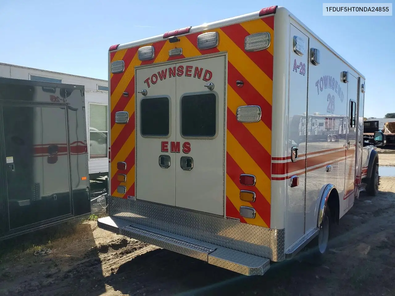 2022 Ford F550 Super - Ambulance VIN: 1FDUF5HT0NDA24855 Lot: 49401096