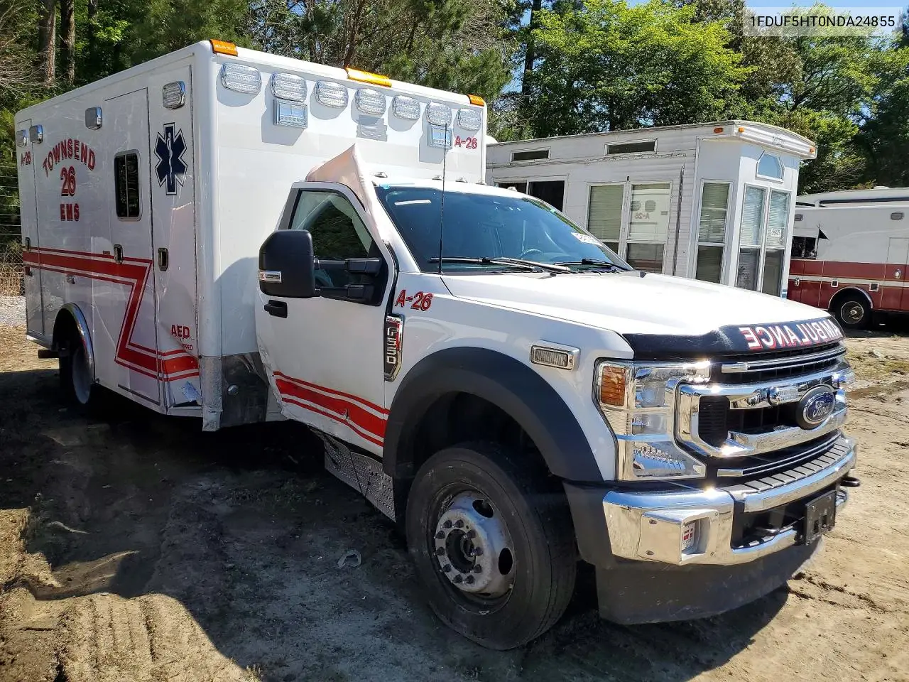 2022 Ford F550 Super - Ambulance VIN: 1FDUF5HT0NDA24855 Lot: 49401096