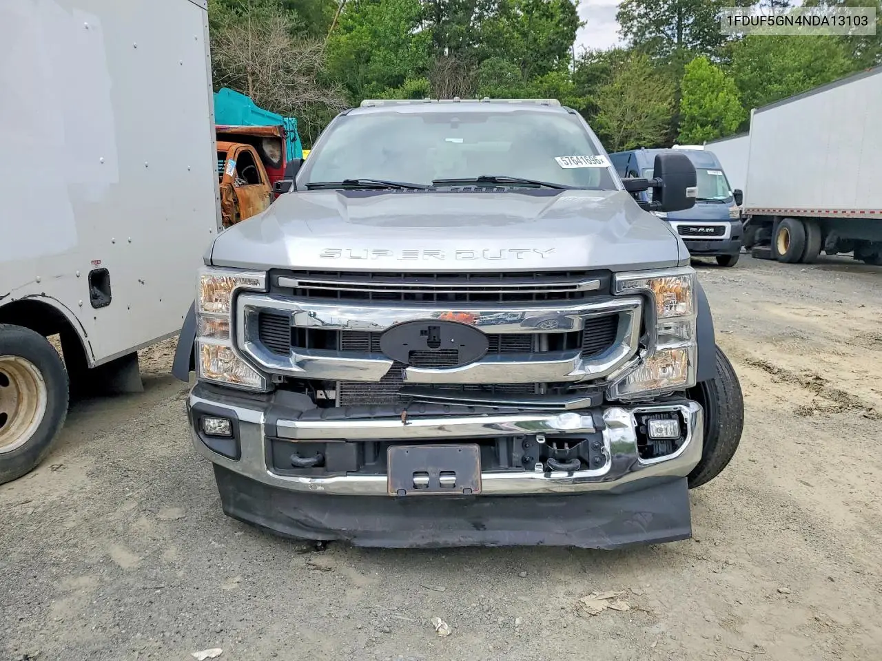 2022 Ford F550 Super Duty VIN: 1FDUF5GN4NDA13103 Lot: 57641696