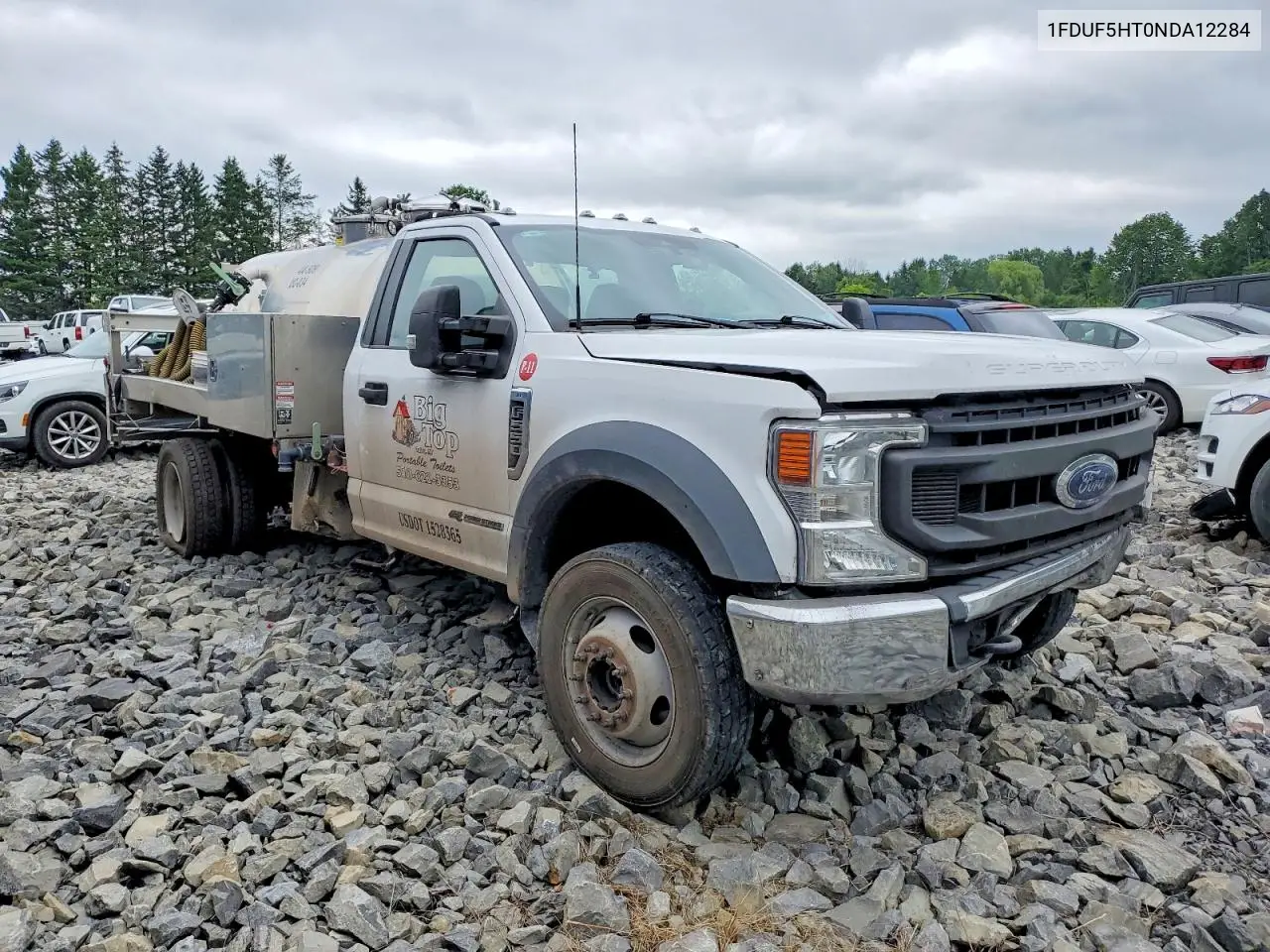 2022 Ford F550 Super Duty VIN: 1FDUF5HT0NDA12284 Lot: 58998776