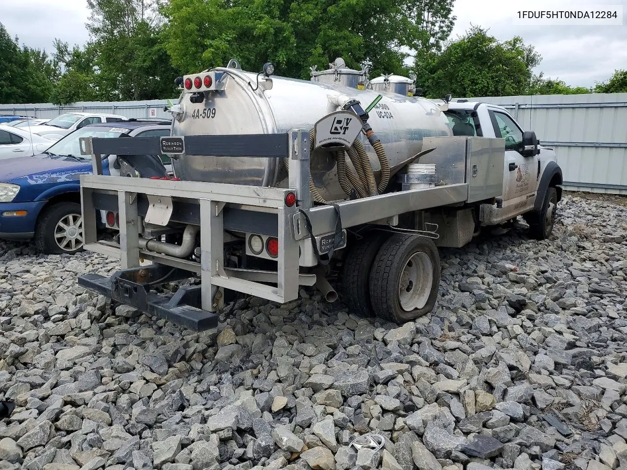 2022 Ford F550 Super Duty VIN: 1FDUF5HT0NDA12284 Lot: 58998776