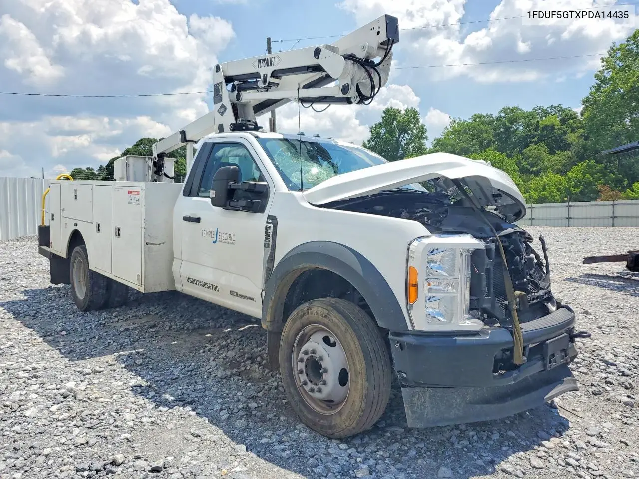 2023 Ford F550 Super Duty Bucket Truck VIN: 1FDUF5GTXPDA14435 Lot: 56974446