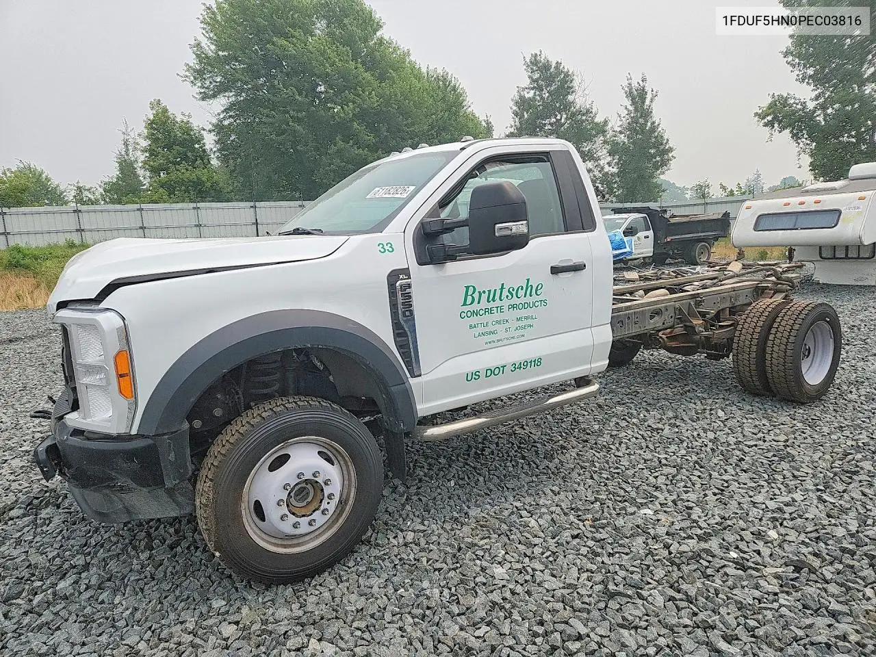 2023 Ford F550 Super Duty VIN: 1FDUF5HN0PEC03816 Lot: 61182826