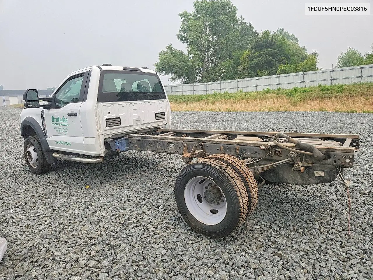 2023 Ford F550 Super Duty VIN: 1FDUF5HN0PEC03816 Lot: 61182826