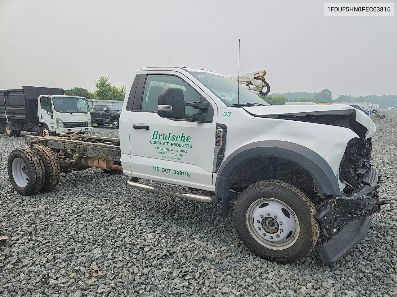 2023 Ford F550 Super Duty VIN: 1FDUF5HN0PEC03816 Lot: 61182826
