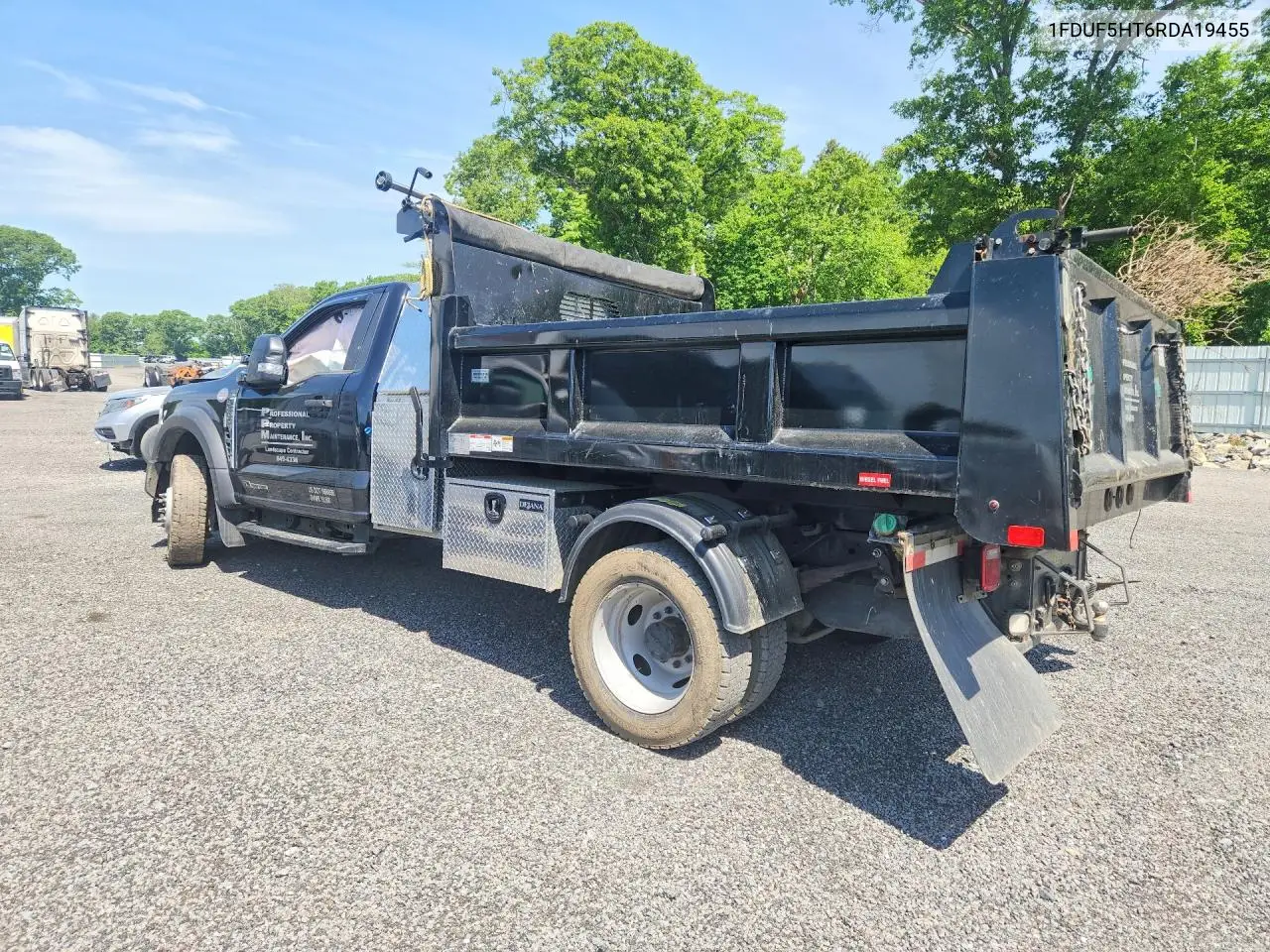 2024 Ford F550 Super Duty Dump Truck VIN: 1FDUF5HT6RDA19455 Lot: 55567956